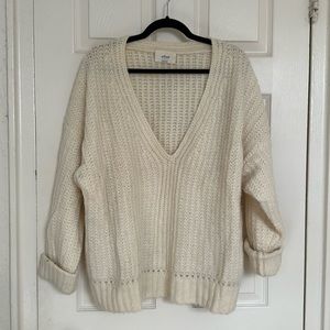 Aritzia Wilfred Chunky Knit Sweater